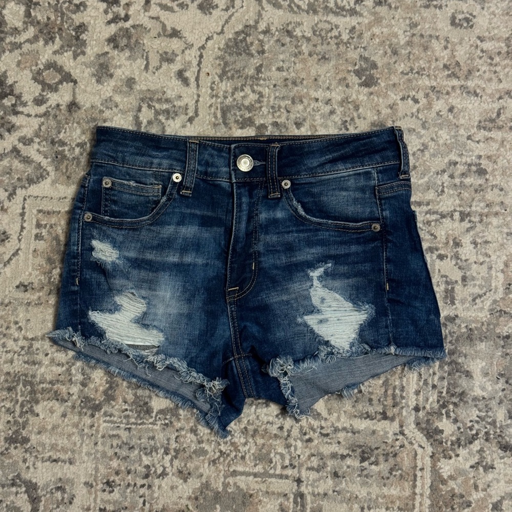 American Eagle Outfitters Dark Blue Jean Shorts